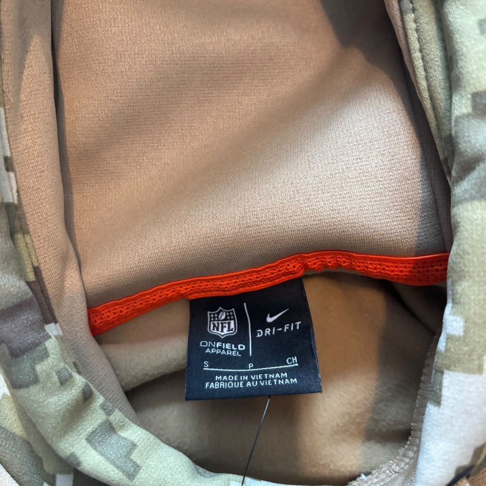 Nike Cincinnati Bengals Hoodie Salute To Service Camo Hood Men ‎ Size S NWT - Picture 6 of 12